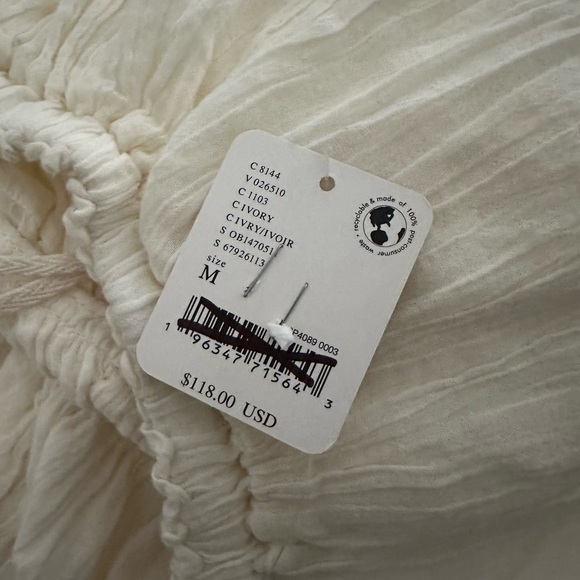 NWT Free People Taking Sides maxi ivory - Picture 7 of 7